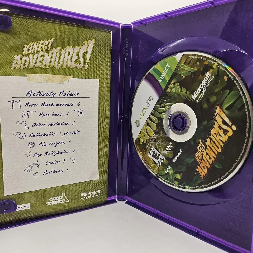Kinect Adventures! (Xbox 360) Kinect Required Complete‎ CIB